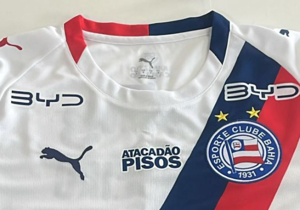 Bahia anuncia patrocínio da BYD em acordo de três anos