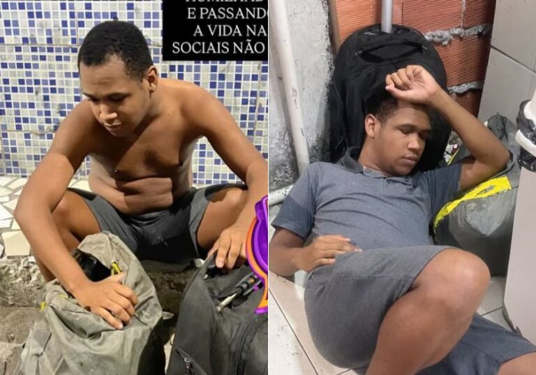 Gabriel Randal surge nas ruas e faz apelo nas redes: ‘Sem comer, sem…