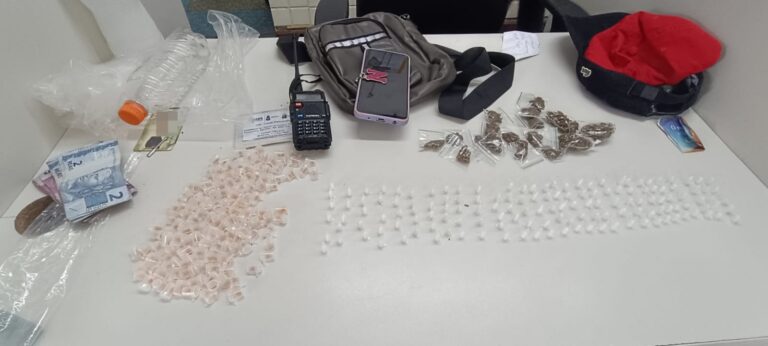 PM prende homem por tráfico de drogas no Barbalho
