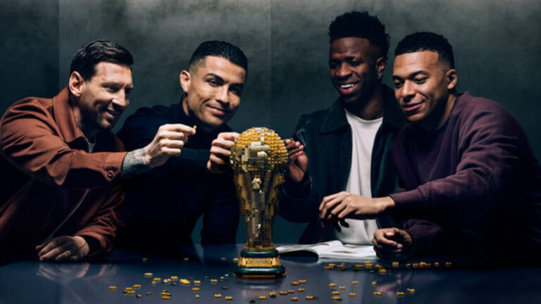LEGO lança coleção inspirada na Copa do Mundo com estrelas do futebol