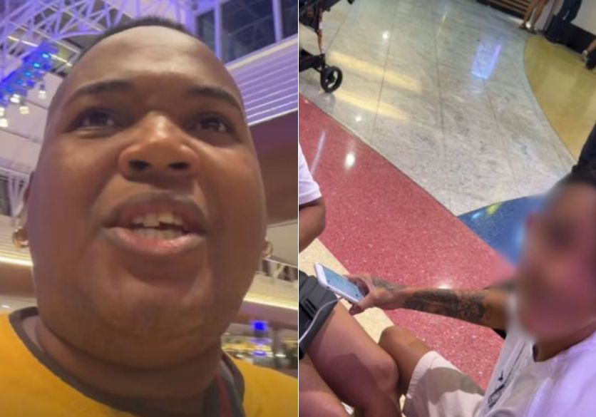 VÍDEO: Tarólogo baiano flagra marido com mulher em shopping