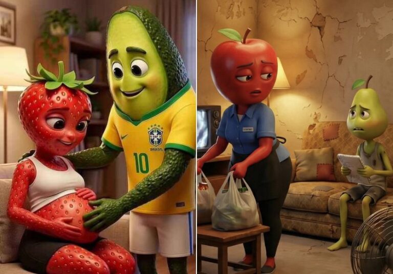 ‘Novelas das Frutas’: histórias geradas por IA viram febre nas redes…