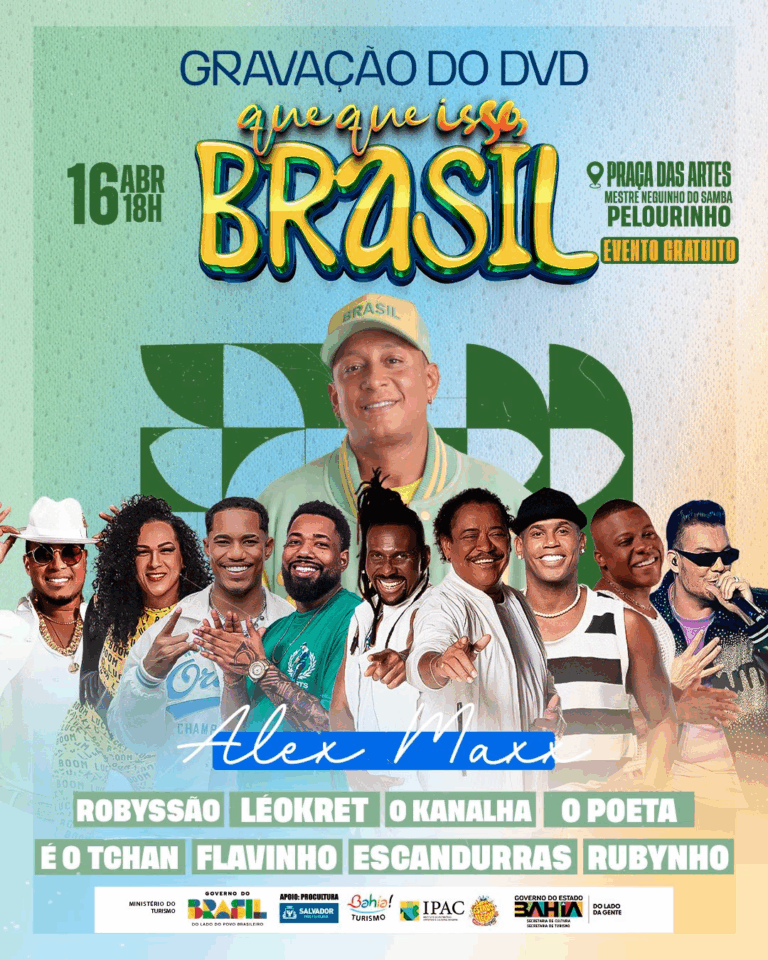 Alex Maxx grava DVD no Pelourinho com participações de nomes do…