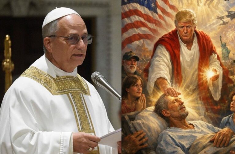 Trump ataca Papa Leão XIV e posta foto vestido de Jesus: ‘Não faz bom…