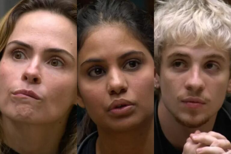 Ana Paula, Gabriela e Juliano formam 16º Paredão do BBB26