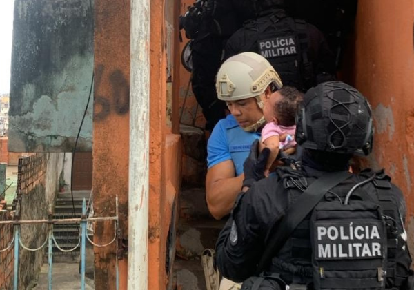 Bebê de 3 meses é resgata por policiais militares no Curuzu
