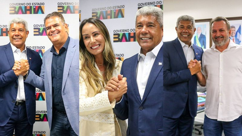 Jerônimo atrai três prefeitos da oposição e pressiona base de ACM Neto