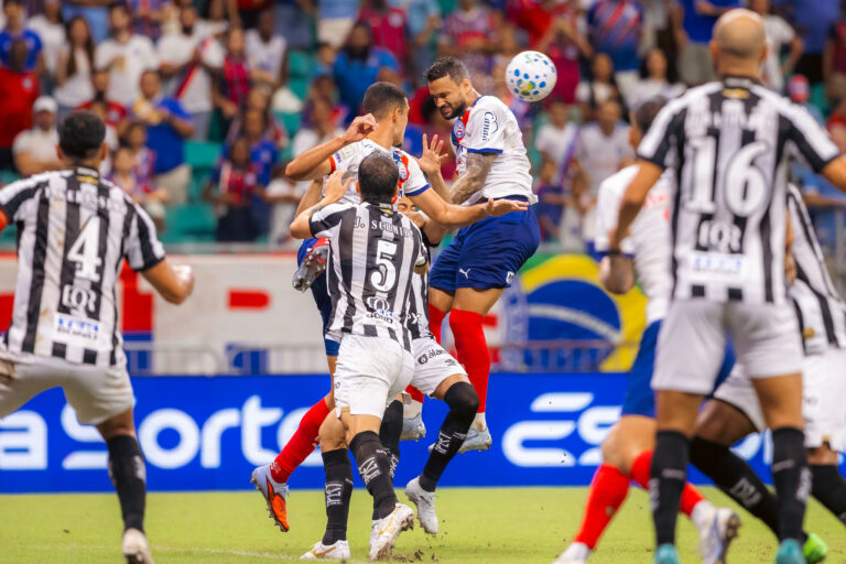 Bahia busca empate com o Santos após sair atrás na Fonte Nova