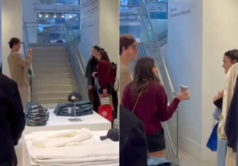 Shawn Mendes vira ‘fotógrafo’ de Bruna Marquezine com fãs nos EUA…