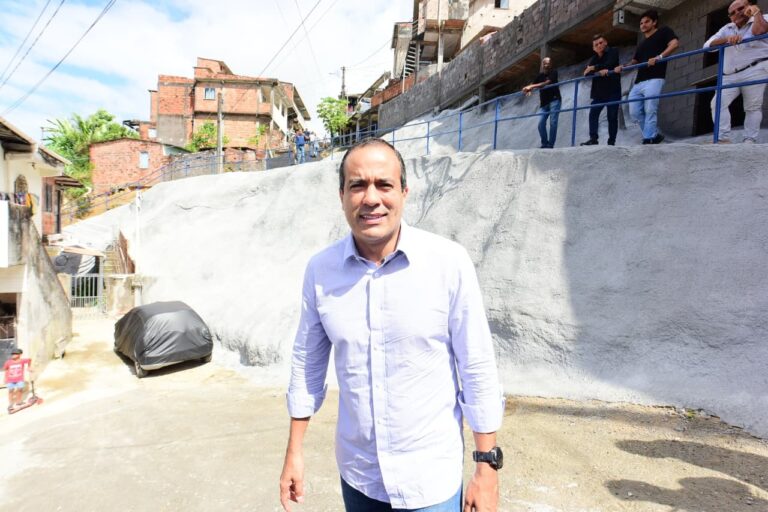 Prefeitura instala geomanta em Nova Brasília e chega a 587 áreas de…
