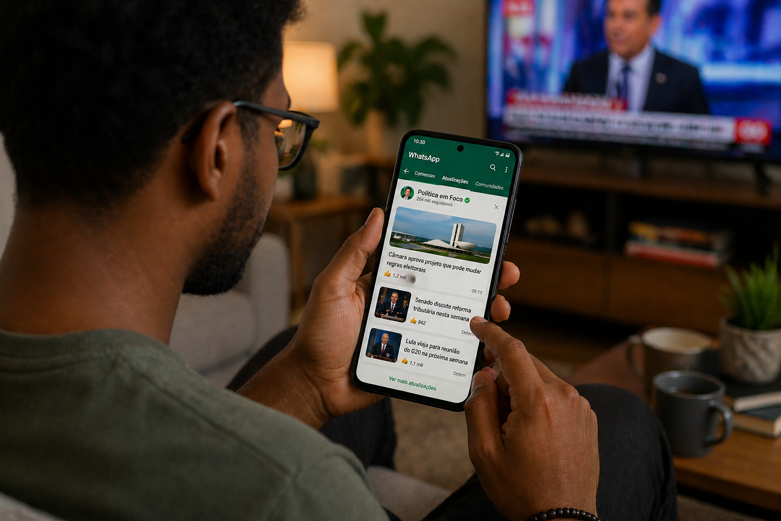 Quaest: 30% dos baianos se informam sobre política nas redes sociais; TV ainda lidera