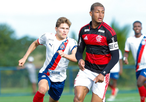 Bahia vence o Flamengo e sobe na tabela do Brasileirão Sub-20