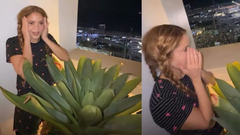 Shakira se surpreende com multidão antes de show no RJ: ‘Estão todos…