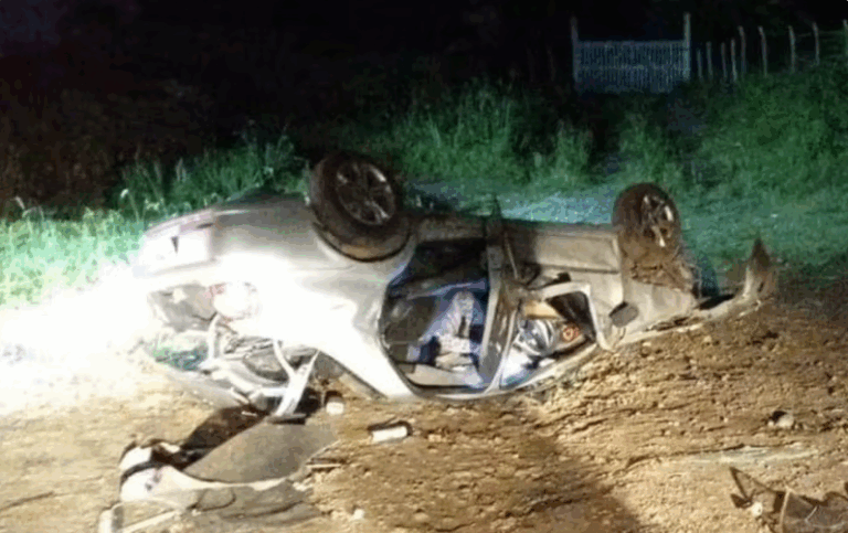 Mulher morre em grave acidente na BR-101; três pessoas ficam feridas