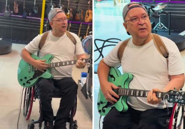 Herbert Vianna surpreende fãs com ‘show’ improvisado em shopping de Salvador