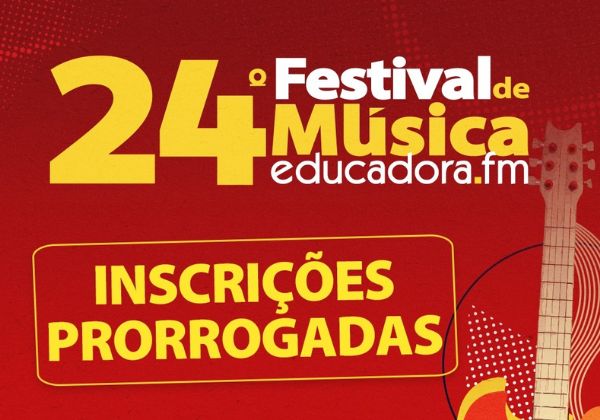 Festival Educadora FM estende prazo de inscrições e anuncia prêmio recorde de R$ 530 mil
