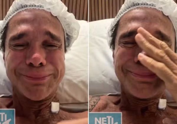 Netinho chora ao descobrir retorno do câncer: ‘Deus me fez espírito forte’