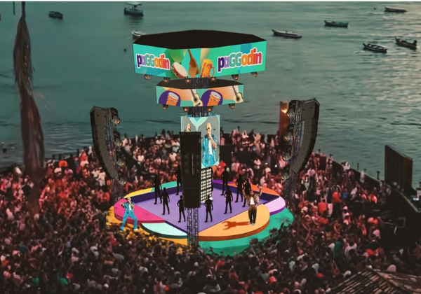 Léo Santana revela palco em 3D do PaGGodin no MAM, em Salvador