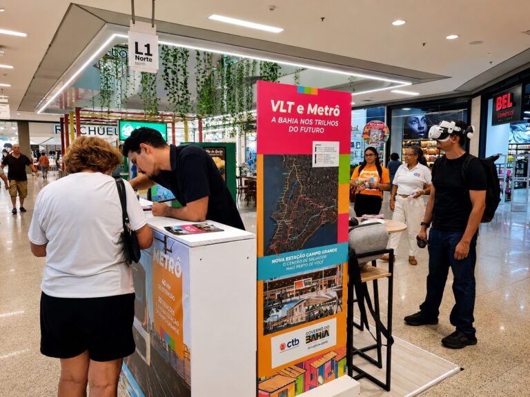 VLT e metrô até Campo Grande são apresentados no Shopping Barra