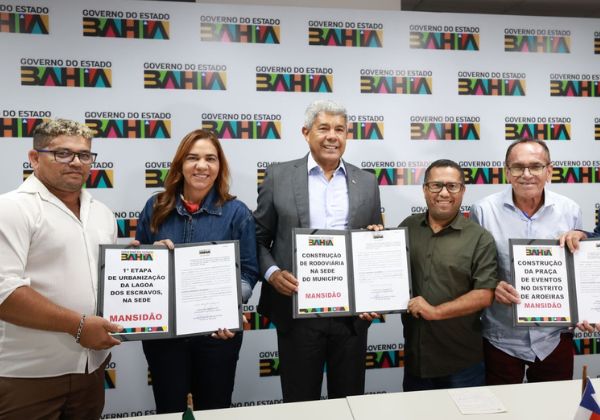 Jerônimo Rodrigues autoriza obras em cidade baiana com foco em mobilidade e lazer