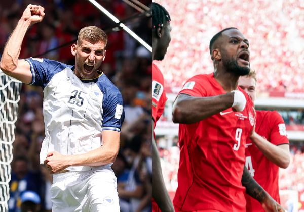 Canadá busca empate no fim e estreia com empate diante da Bósnia na Copa