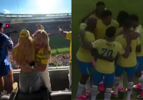 Virginia reage a gol de Vini Jr. na Copa e web enlouquece com atitude