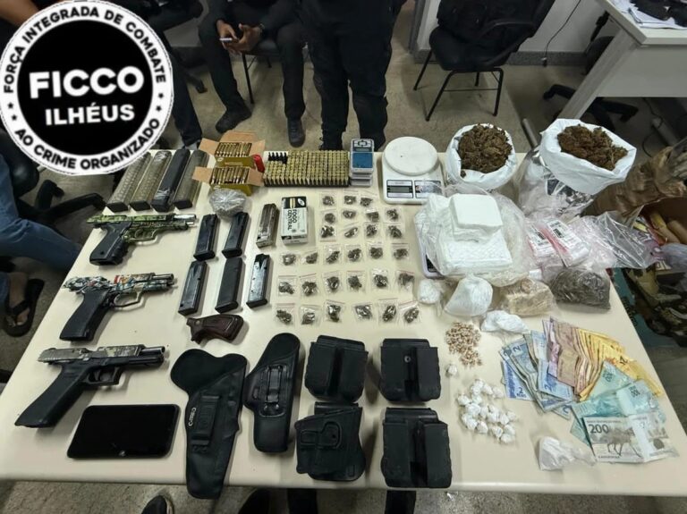 Operação mira facção ligada ao tráfico, homicídios e armas no sul do…