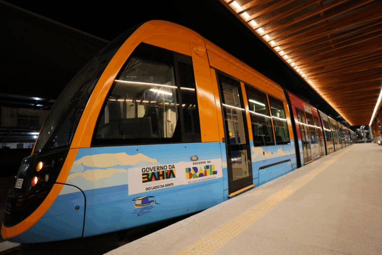 VLT avança em Salvador com entrega da Estação Calçada e obras viárias