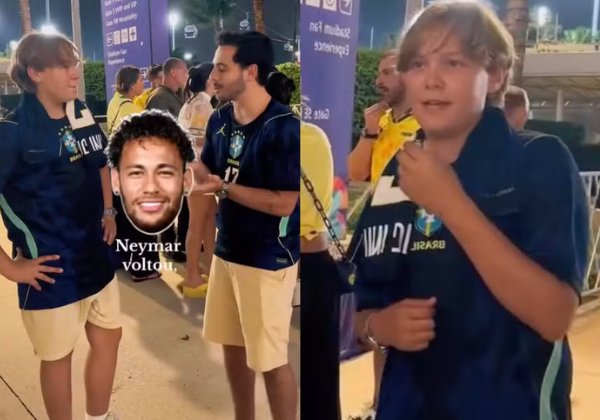 Filho de Neymar viraliza ao comentar campanha do Brasil na Copa; assista