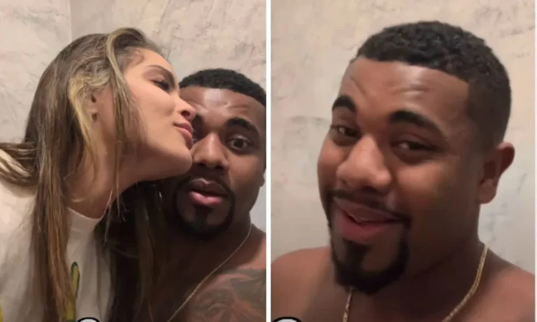 Davi Brito choca web ao mostrar momento íntimo com namorada; assista