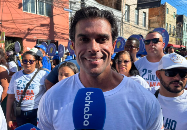 Aleluia destaca presença de Zema no 2 de Julho e evita falar sobre presidência na CMS