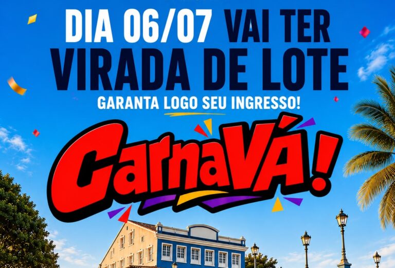 Festa Carnavá anuncia virada de lote dos ingressos para a próxima…