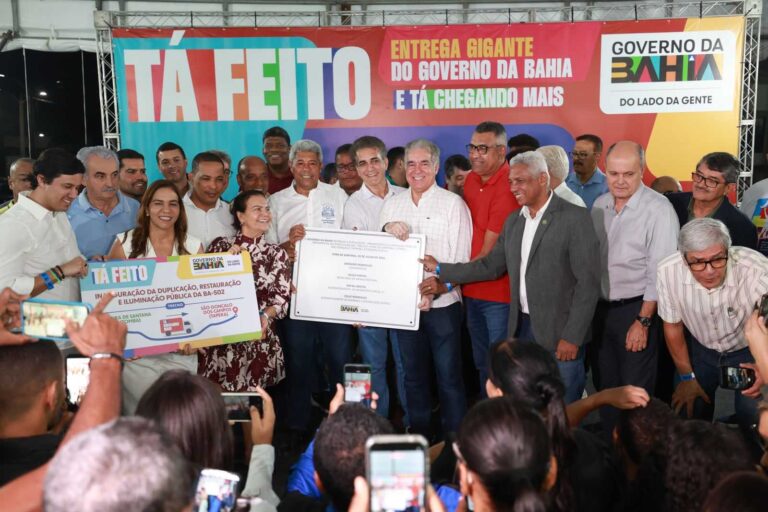 Jerônimo entrega duplicação da BA-502 entre Feira e São Gonçalo dos…