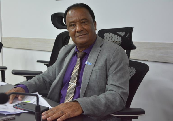 Gilvan Nunes Pereira, conhecido como Dinho dos Campinhos (Republicanos) (Foto: reprodução/Câmara Municipal de Vitória da Conquista)