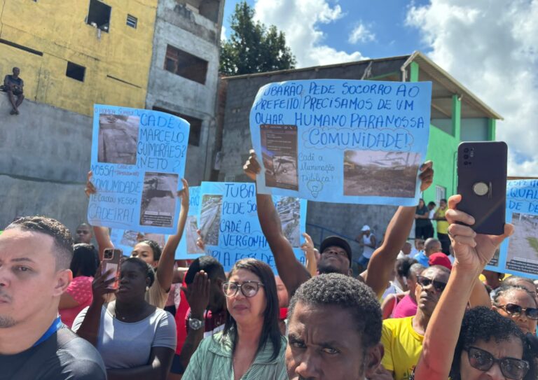 Moradores de Tubarão protestam contra Prefeitura: ‘Precisamos de…