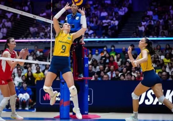 Brasil vence a Polônia e se garante na fase final da Liga das Nações feminina