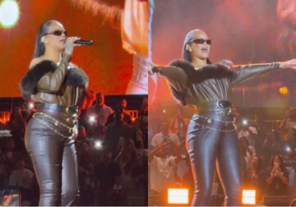 Afastada dos palcos, Rihanna faz aparição surpresa em show de Jay-Z: ‘enferrujada’