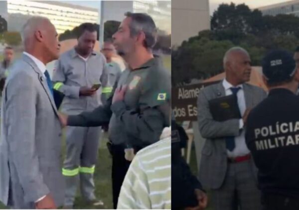 Pastor Isidório monta acampamento por PEC da escala 5×2 e recebe ordem para deixar local