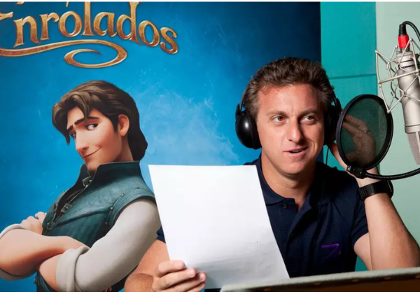 Dublagem de Luciano Huck em ‘Enrolados’ precisou ser ‘corrigida’