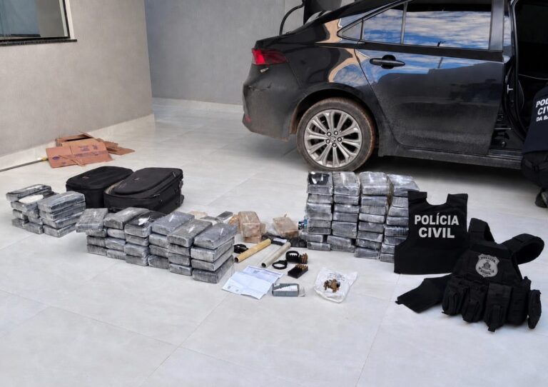 Polícia Civil apreende 81 kg de drogas avaliadas em R$ 2,1 milhões