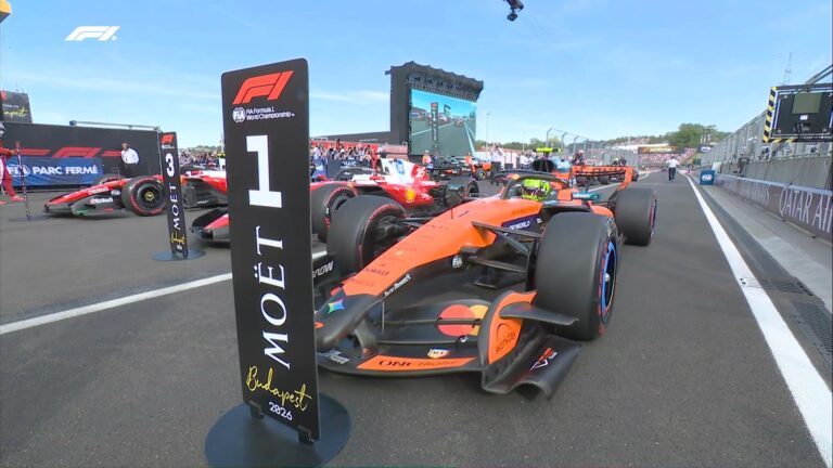 F1: Norris desbanca Ferrari no fim e larga na pole em GP da Hungria