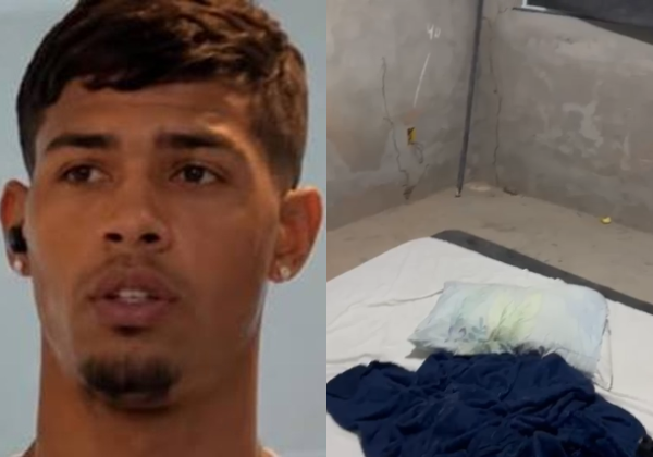Investigado por importunação sexual tenta fugir ao ser localizado por policiais