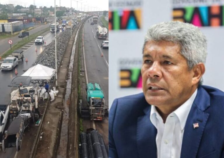 Solução para cratera da BR-324 depende do TCU, diz Jerônimo