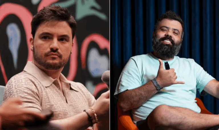 Felipe Neto processa Igor 3k do Flow Podcast; saiba motivo