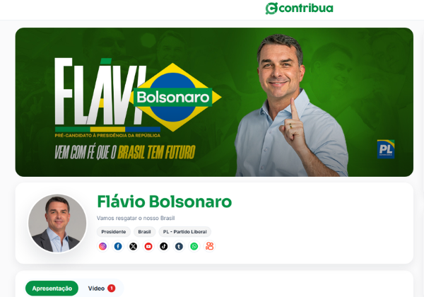 Flávio Bolsonaro lança ‘vaquinha virtual’ e arrecada R$ 24 mil nas primeiras horas
