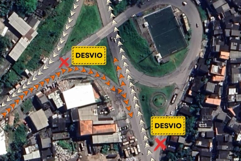 Viaduto em Paripe é interditado para obras do VLT; saiba quando