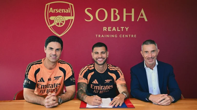 Arsenal anuncia contratação de Bruno Guimarães, ex-capitão do…