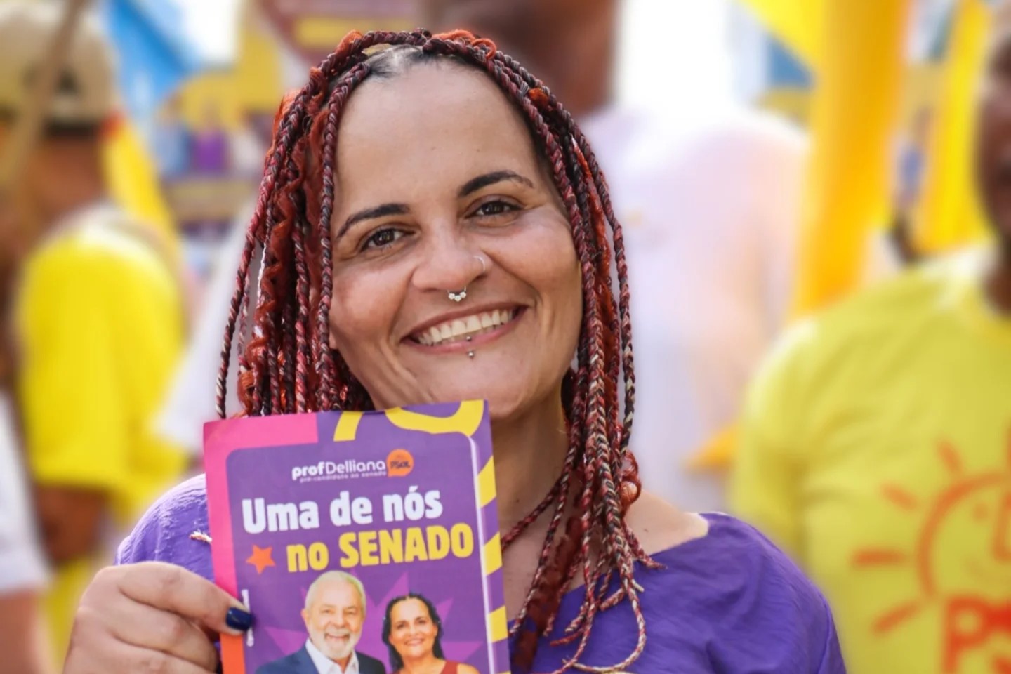 Professora Delliana critica Congresso e propõe renovação feminina