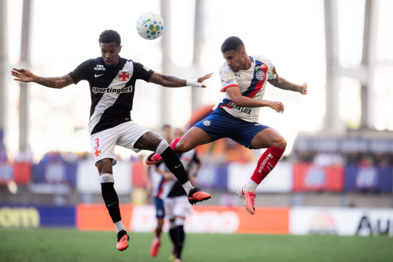 Bahia e Vasco têm quatro gols anulados e ficam no empate na Fonte Nova