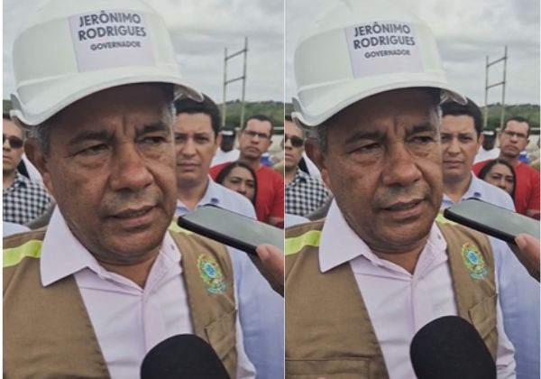 Jerônimo Rodrigues acompanha avanço das obras da ponte sobre o Jequitinhonha